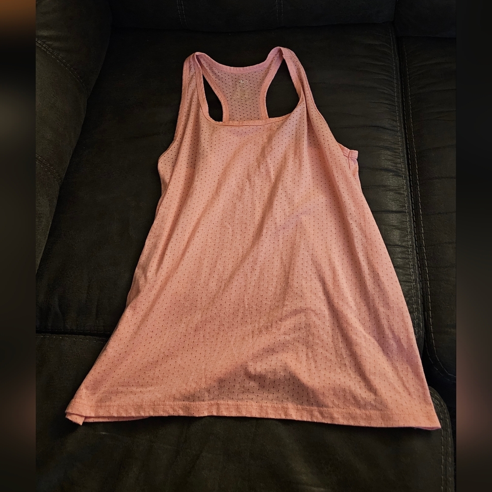 Athletic Pink Racerback Tank Top